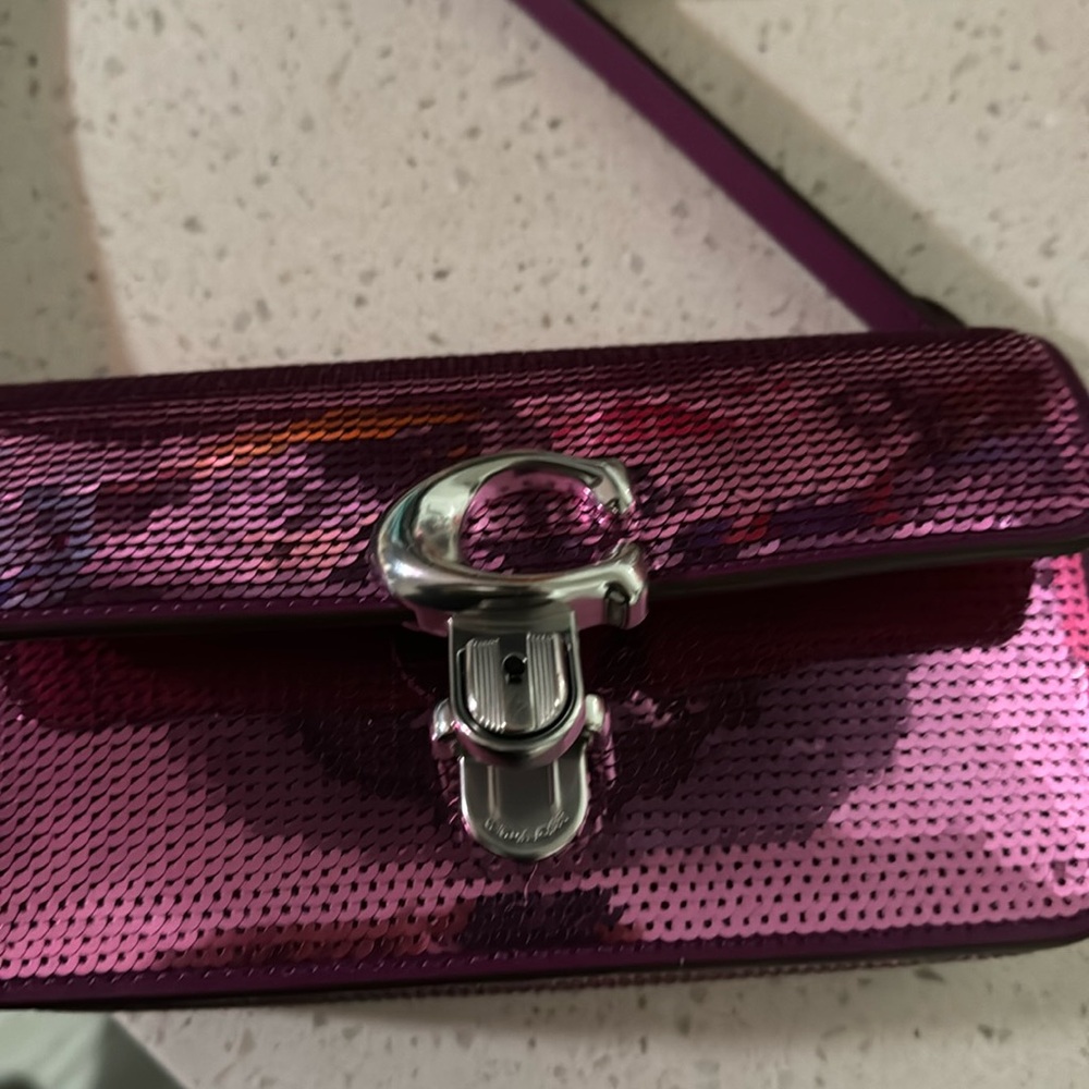 Pink coach purse